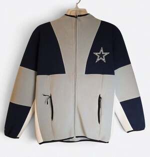 Ultra Game NFL Dallas Cowboys Youth Full Zip Fleece Jacket Size 14-16